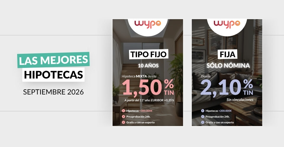 Mejores hipotecas septiembre