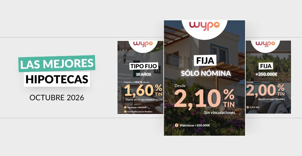 Ofertas hipotecas octubre 2026